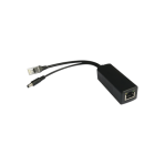 Cable divisor PoE pasivo de 48-55 Vcd @ 12 Vcd, 2 A. Aplicaciones como adaptar micrófonos en cámaras IP - TiendaClic.mx