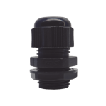 Conector Plástico Negro Tipo Glándula para Rosca NPT 1/2" - TiendaClic.mx