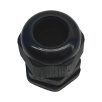 Conector Plástico Negro Tipo Glándula para Rosca NPT 3/4" - TiendaClic.mx