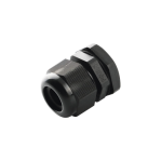 Conector Plástico Negro Tipo Glándula para Cable de 10 a 14 mm de Diámetro. - TiendaClic.mx