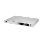 UniFi Switch USW-Pro-24, Capa 3 de 24 puertos Gigabit RJ-45 + 2 puertos 1/10G SFP+, pantalla informativa - TiendaClic.mx