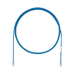 Cable de Parcheo UTP Cat6A, CM/LSZH, Diámetro Reducido (28AWG), Color Azul, 10ft - TiendaClic.mx