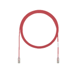 Cable de Parcheo UTP Cat6A, CM/LSZH, Diámetro Reducido (28AWG), Color Rojo, 5ft - TiendaClic.mx