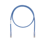Cable de Parcheo UTP, Cat6A, 24 AWG, CM, Color Azul, 10ft - TiendaClic.mx
