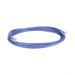 Cable de Parcheo UTP, Cat6A, 24 AWG, CM, Color Azul, 5ft - TiendaClic.mx