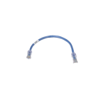 Cable de Parcheo TX6, UTP Cat6, 24 AWG, CM/LSZH, Color Azul, 1ft - TiendaClic.mx