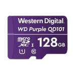 Memoria microSD de 128 GB PURPLE, Especializada Para Videovigilancia, 3 VECES MAYOR DURACIÓN QUE UNA CONVENCIONAL - TiendaClic.mx