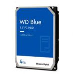 DISCO DURO INTERNO WD BLUE 4TB 3.5 ESCRITORIO SATA3 6GB/S 256MB 5400RPM WINDOWS WD40EZAX - TiendaClic.mx