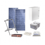 Kit Solar Witek de 28 W con 5 Puertos PoE 802.3 af y PoE Pasivo 24 V para Camaras IP y un Enlace Punto a Punto en 24 Vcd - TiendaClic.mx