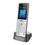 TELEFONO IP WIFI GRANDSTREAM WP810/2 CUENTAS SIP 2 LINEAS PANTALLA A COLOR BOTON PUSH TO TALK CONECTOR MICRO USB 3.5 MM (PLATA) - TiendaClic.mx