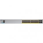 Conmutador Ethernet Cisco Catalyst WS-C2960L-24PS-LL 24 Puertos Gestionable - 24 Network, 4 Enlace ascendente - Modular - Par trenzado, Fibra Óptica - 4 Capa compatible - TiendaClic.mx