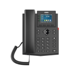 Teléfono IP empresarial para 4 líneas SIP con pantalla LCD de 2.4 pulgadas a color, Opus y conferencia de 3 vías, PoE. - TiendaClic.mx